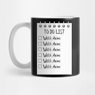 Anime To Do List Mug